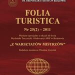 Folia Turistica 25(2)-2011 — okładka wydania