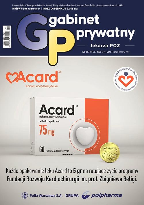 Tytuł: Gabinet Prywatny lekarza POZ 1/2021
Autor: Grzegorz Liczner, Anna Nowicka-Zuchowska, Magdalena Olszanecka-Glinianowicz, Witold Owczarek, Halina Bartosik-Psujek, Paweł Lewek, Stanisław Kłęk, Anna Saran, Sara Rosołowska, Julia Paluchowska, Monika Kulig-Kulesza, Anna Mazurek, Tomasz Łosień, Ewa Kluczewska
Wydawnictwo: Medyk
Formaty: PDF