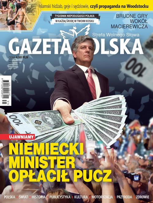 Tytuł: Gazeta Polska 26/07/2017
Autor: 
Wydawnictwo: Niezależne Wydawnictwo Polskie Sp. z o.o
Formaty: PDF
