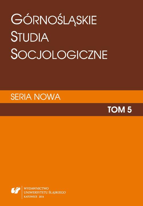 Tytuł: Górnośląskie Studia Socjologiczne. Seria Nowa. T. 5
Autor: 
Wydawnictwo: Wydawnictwo Uniwersytetu Śląskiego
Formaty: PDF
