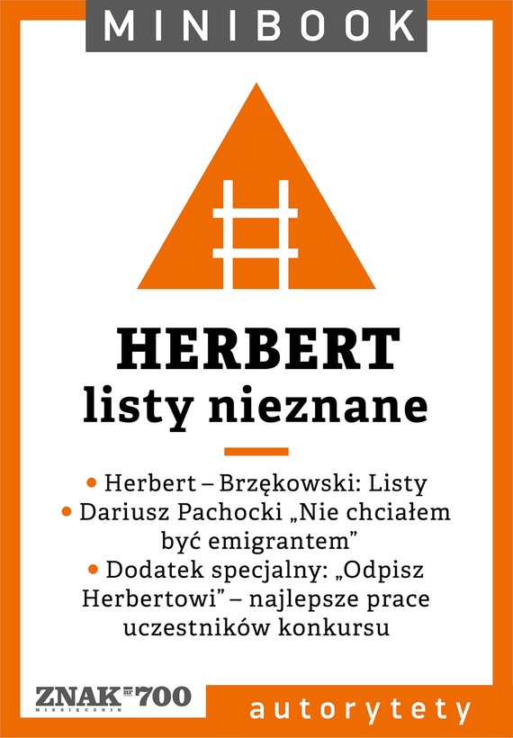 Tytuł: Herbert [listy nieznane]. Minibook
Autor: 
Wydawnictwo: Miesięcznik Znak
Formaty: EPUB, MOBI