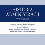 Historia administracji — okładka e-booka