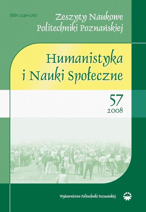 Tytuł: Humanistyka i Nauki Społeczne 57
Autor: Praca zbiorowa
Wydawnictwo: Wydawnictwo Politechniki Poznańskiej
Formaty: PDF