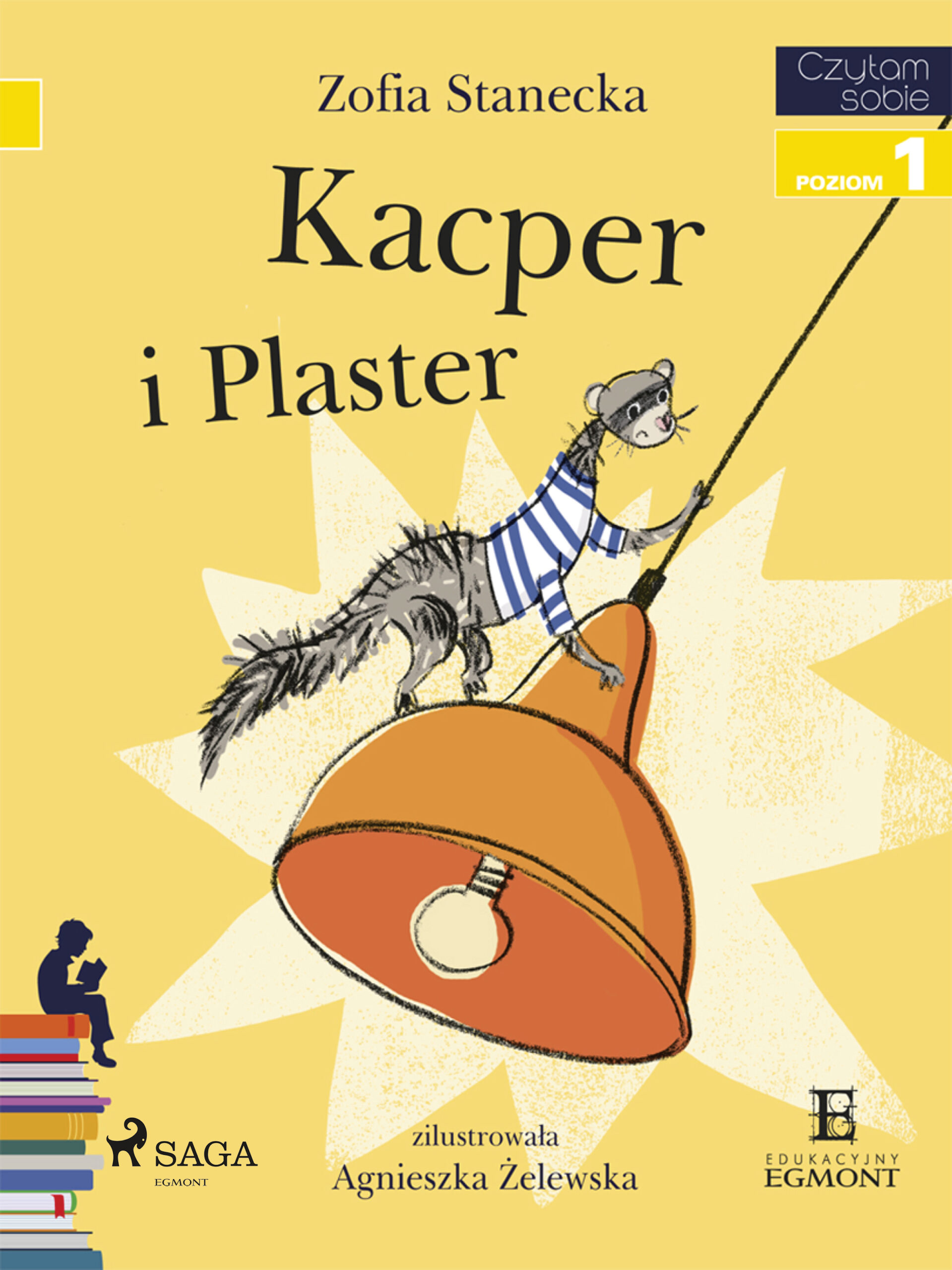 I am reading - Czytam sobie. Kacper i Plaster — okładka e-booka