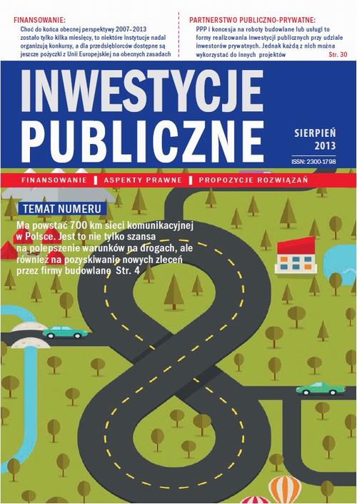 Tytuł: Inwestycje publiczne nr 5
Autor: Praca zbiorowa
Wydawnictwo: Oficyna Prawa Polskiego
Formaty: PDF