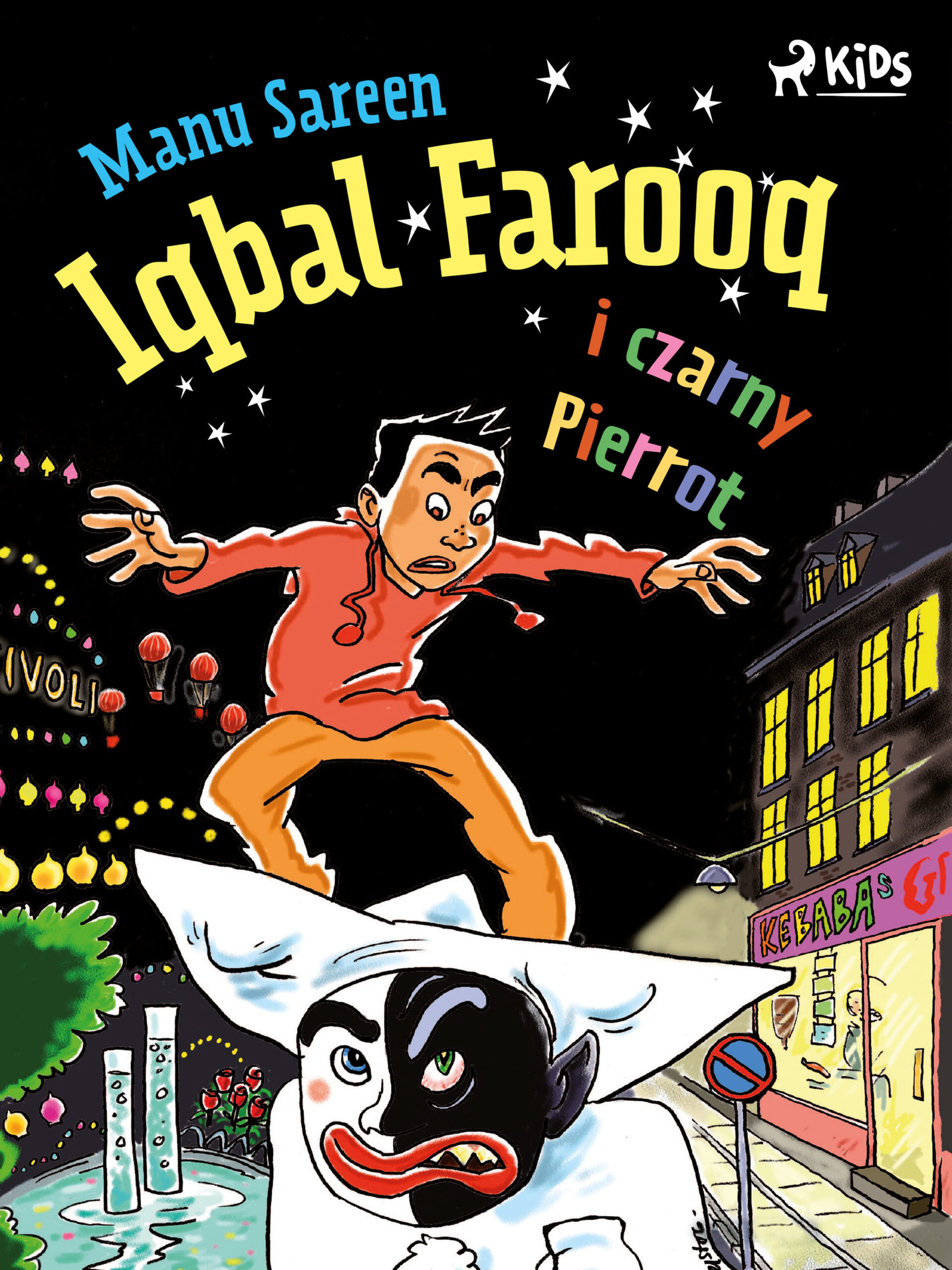 Iqbal Farooq i czarny Pierrot — okładka e-booka