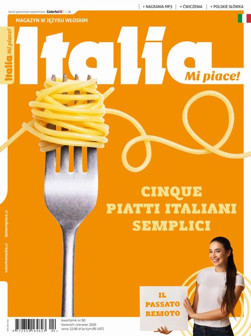 Tytuł: Italia Mi piace! 50
Autor:
Wydawnictwo: Colorful Media
Formaty: PDF