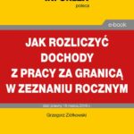 Jak rozliczyć dochody z pracy za granicą w zeznaniu rocznym — okładka e-booka