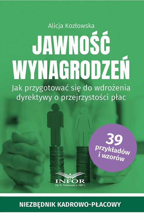 Jawność wynagrodzeń.Jak przygotować się do wdrożenia dyrektywy o przejrzystości płąc. — okładka e-booka