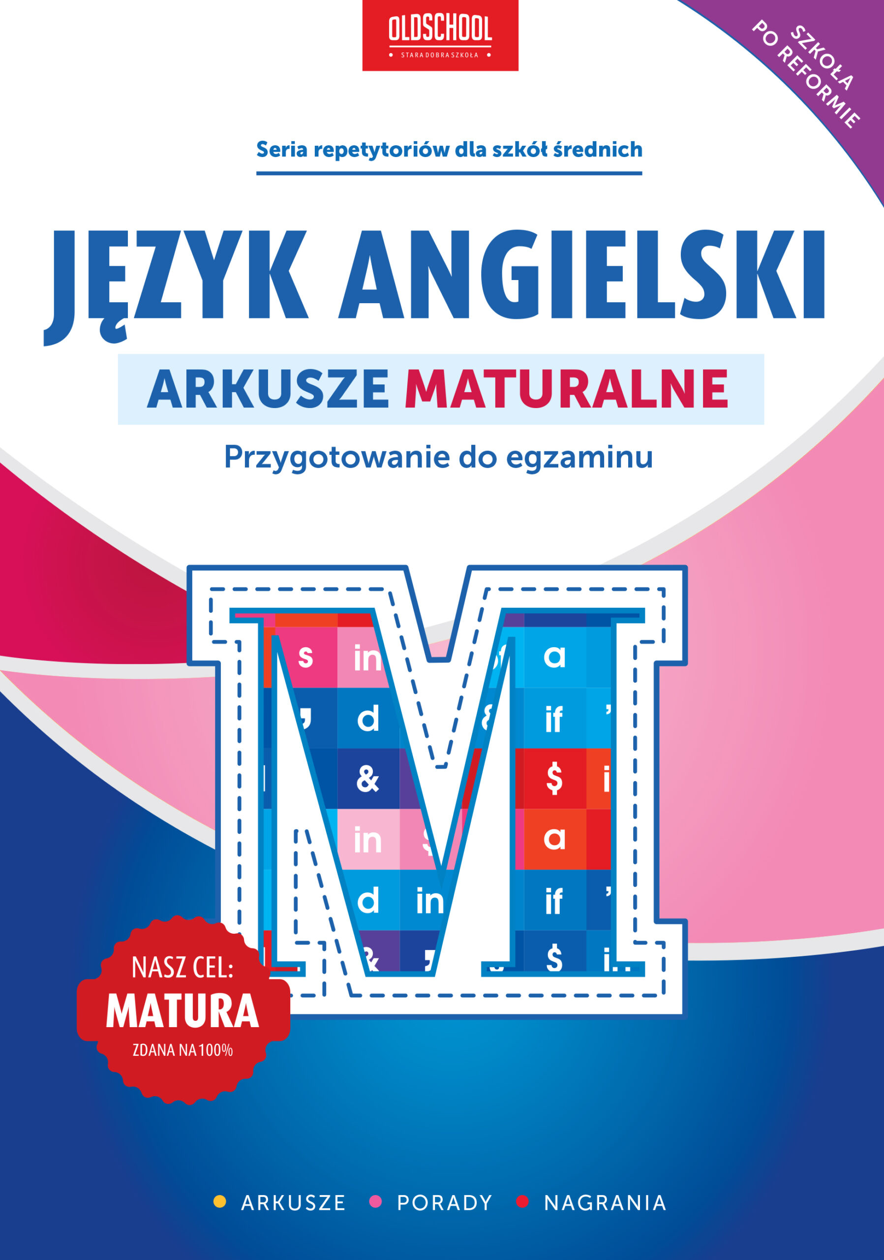 Język angielski. Arkusze maturalne — okładka e-booka