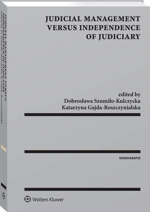 Judicial Management Versus Independence of Judiciary — okładka e-booka