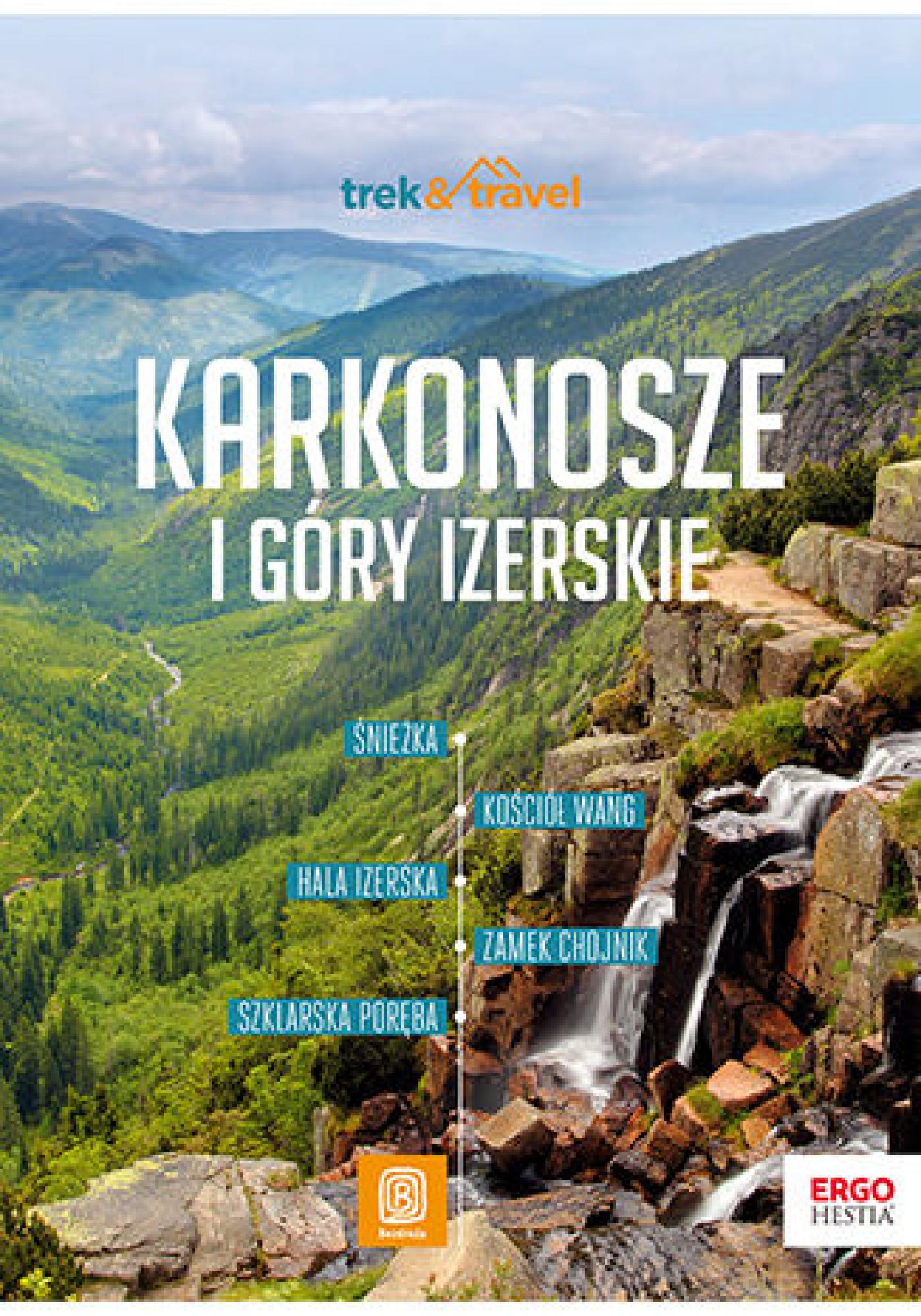 Karkonosze i Góry Izerskie. trek&travel. Wydanie 2 — okładka e-booka
