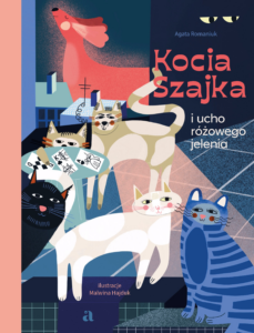 Kocia Szajka i ucho różowego jelenia — okładka e-booka