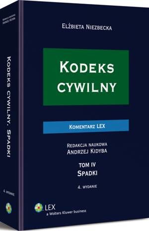 Kodeks cywilny. Komentarz. Spadki. TOM IV — okładka e-booka