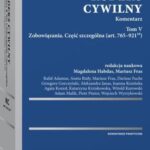 Kodeks cywilny. Komentarz. Tom V — okładka e-booka
