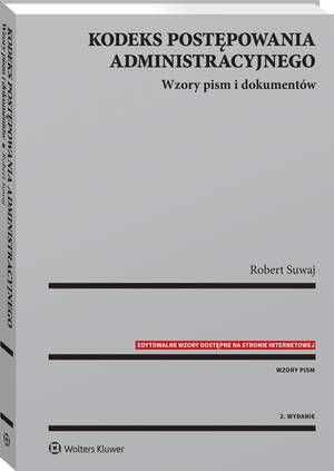 Kodeks postępowania administracyjnego. Wzory pism i dokumentów — okładka e-booka