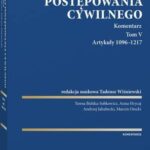 Kodeks postępowania cywilnego. Komentarz. Tom V. Artykuły 1096–1217 — okładka e-booka