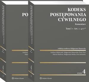 Kodeks postępowania cywilnego. Komentarz — okładka e-booka