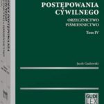 Tytuł: Kodeks postępowania cywilnego. Orzecznictwo. Piśmiennictwo. Tom IV
Autor: Jacek Gudowski
Wydawnictwo: Wolters Kluwer
Formaty: PDF
