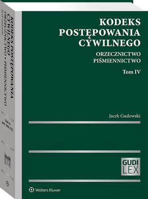 Tytuł: Kodeks postępowania cywilnego. Orzecznictwo. Piśmiennictwo. Tom IV
Autor: Jacek Gudowski
Wydawnictwo: Wolters Kluwer
Formaty: PDF