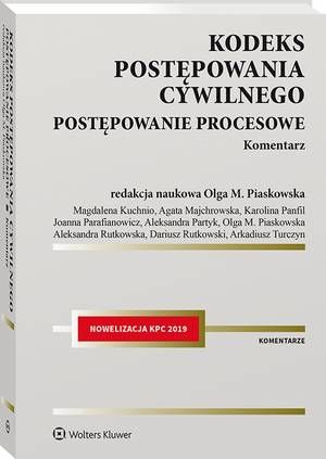 Kodeks postępowania cywilnego. Postępowanie procesowe. Komentarz — okładka e-booka