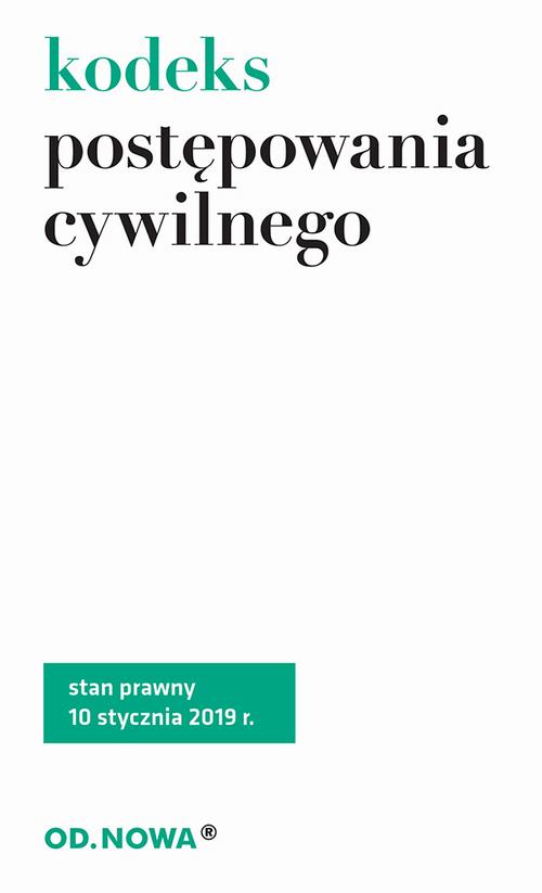 Kodeks Postępowania Cywilnego — okładka e-booka