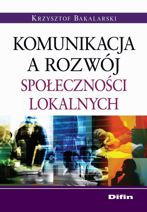 Komunikacja a rozwój społeczności lokalnych — okładka e-booka