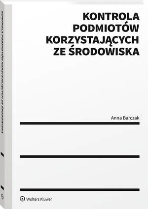 Kontrola podmiotów korzystających ze środowiska — okładka e-booka
