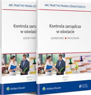 Tytuł: Kontrola zarządcza w oświacie - 2 części
Autor: Lidia Marciniak, Elżbieta Piotrowska-Albin
Wydawnictwo: Wolters Kluwer
Formaty: PDF