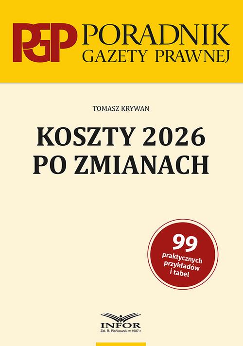 Koszty 2026 po zmianach — okładka e-booka