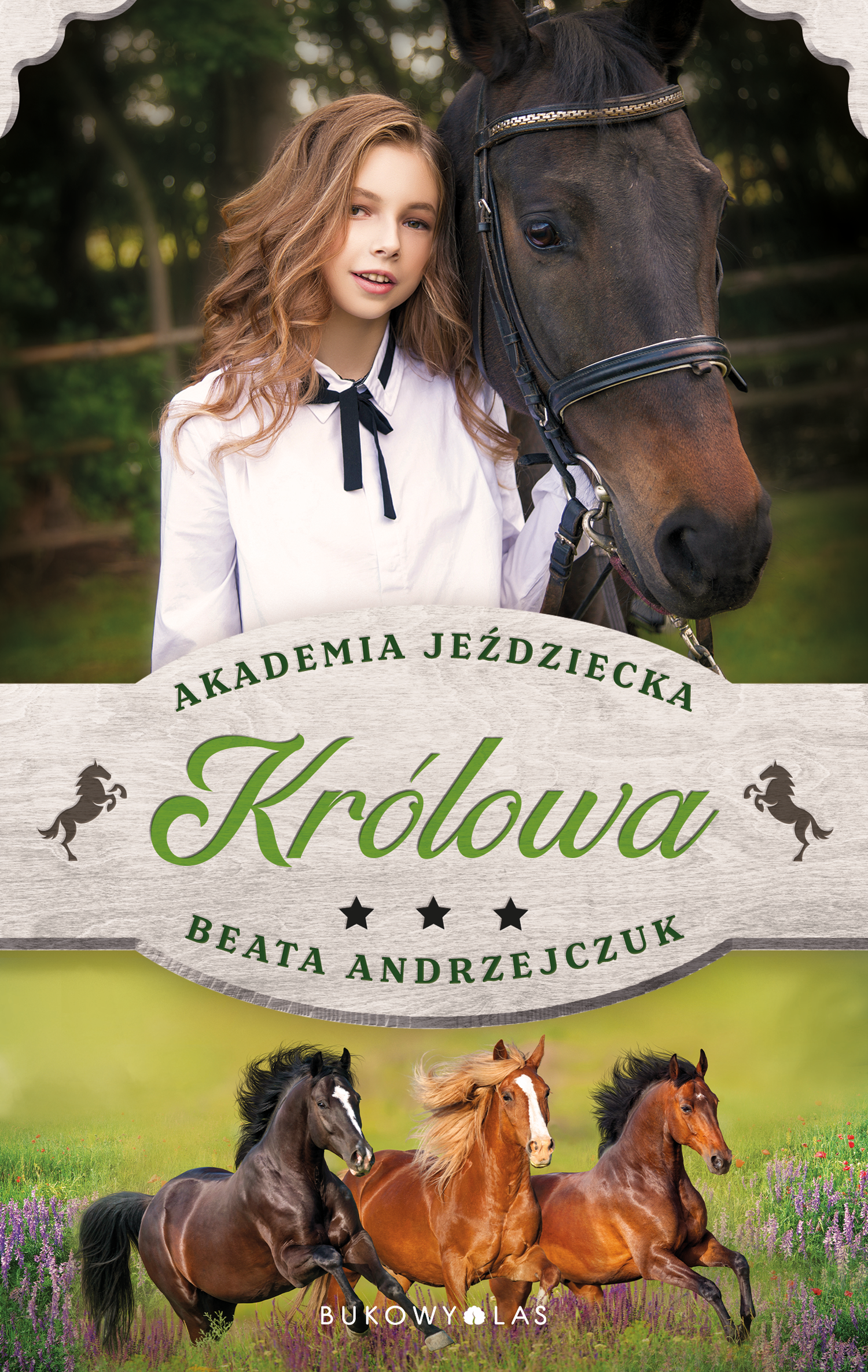 Królowa. Akademia jeździecka — okładka e-booka