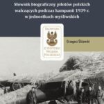 Księga Myśliwców 1939. Słownik biograficzny pilotów polskich walczących podczas kampanii 1939 r. w jednostkach myśliwskich — okładka e-booka