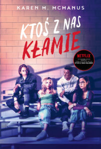 Ktoś z nas kłamie — okładka e-booka