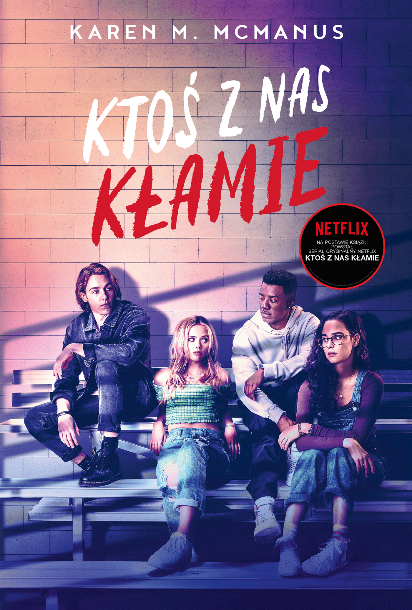 Ktoś z nas kłamie — okładka e-booka
