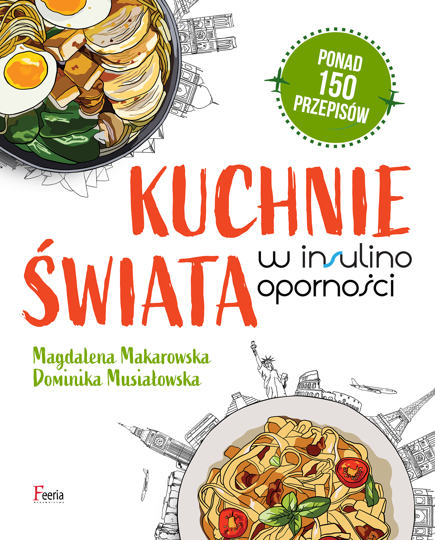 Tytuł: Kuchnie świata w insulinooporności
Autor: Magdalena Makarowska, Dominika Musiałowska
Wydawnictwo: Wydawnictwo JK (Aha, Feeria)
Formaty: PDF