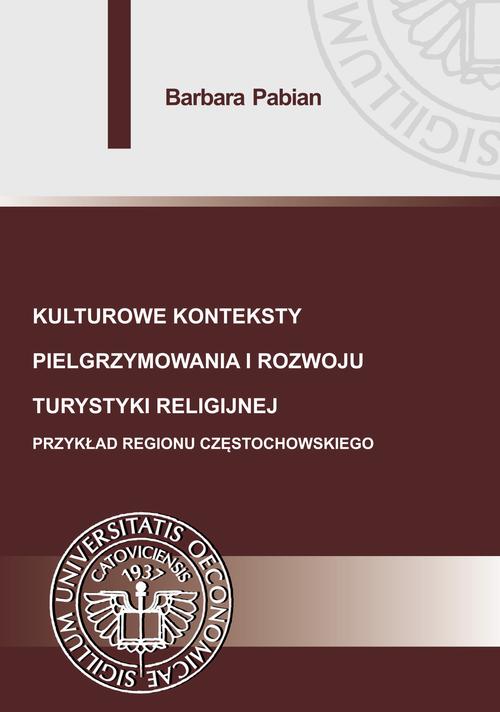 Tytuł: Kulturowe konteksty pielgrzymowania i rozwoju turystyki religijnej.
Autor: Barbara Pabian
Wydawnictwo: Wydawnictwo Uniwersytetu Ekonomicznego w Katowicach
Formaty: PDF