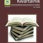 Tytuł: Kwartalnik Państwowej Wyższej Szkoły Zawodowej w Suwałkach nr 1-2/2010
Autor: Praca zbiorowa
Wydawnictwo: Państwowa Uczelnia Zawodowa im. prof. E F. Szczepanika
Formaty: PDF