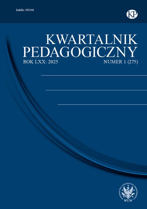 Kwartalnik Pedagogiczny 2025/1 (275) — okładka wydania