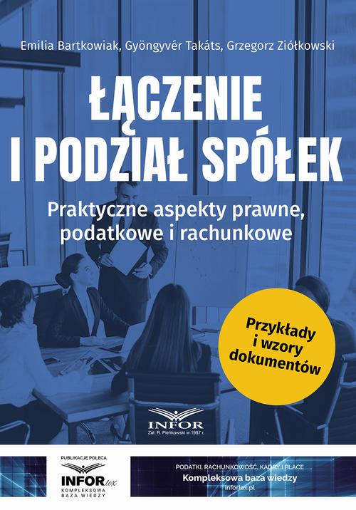 Łączenie i podział spółek — okładka e-booka
