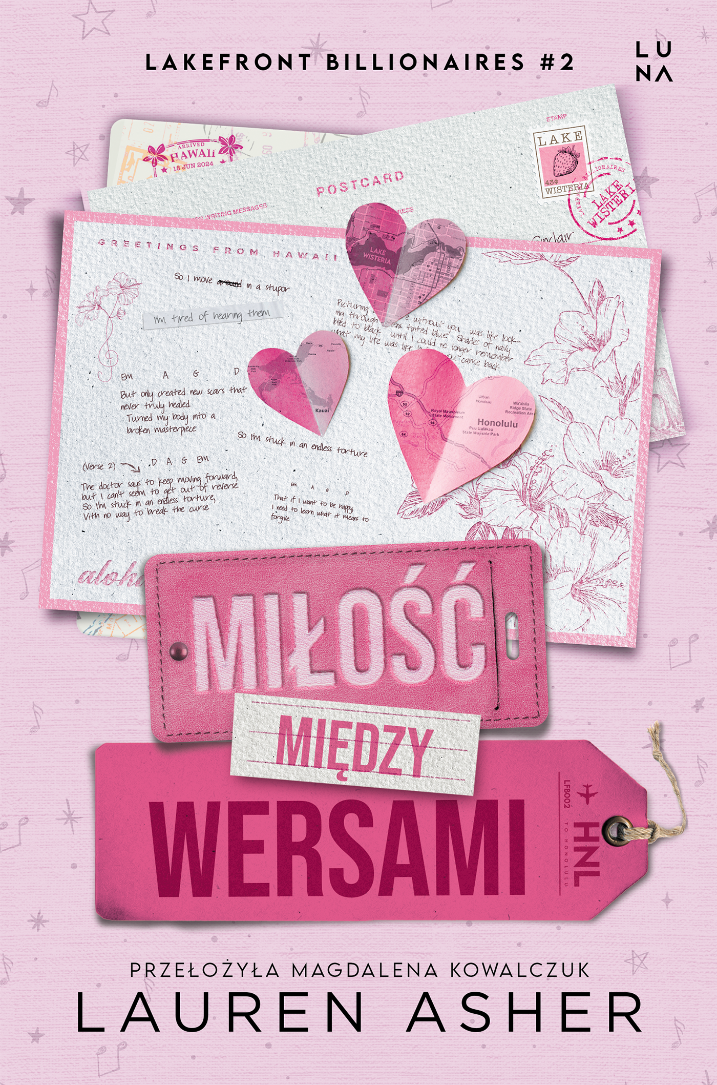 Tytuł: Lakefront Billionaires (#2). Miłość między wersami
Autor: Lauren Asher
Wydawnictwo: Wydawnictwo Luna
Formaty: EPUB, MOBI