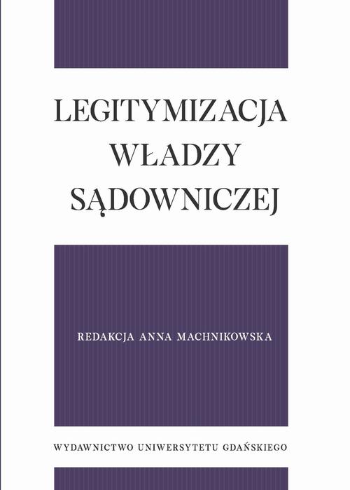 Legitymizacja władzy sądowniczej — okładka e-booka