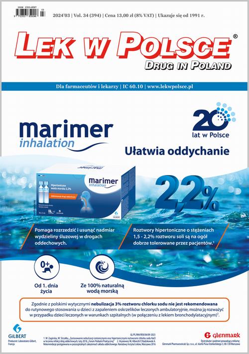 Tytuł: Lek w Polsce 03/2024
Autor: Praca Zbiorowa
Wydawnictwo: Medyk
Formaty: PDF