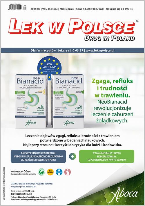 Tytuł: Lek w Polsce 3/2025
Autor: Praca Zbiorowa
Wydawnictwo: Medyk
Formaty: PDF