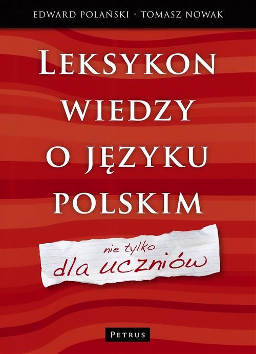 Leksykon wiedzy o języku polskim Nie tylko dla — okładka e-booka