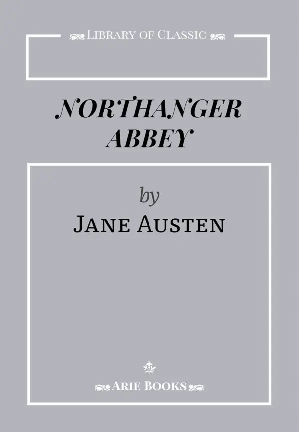 Library of Classic. Northanger Abbey — okładka e-booka