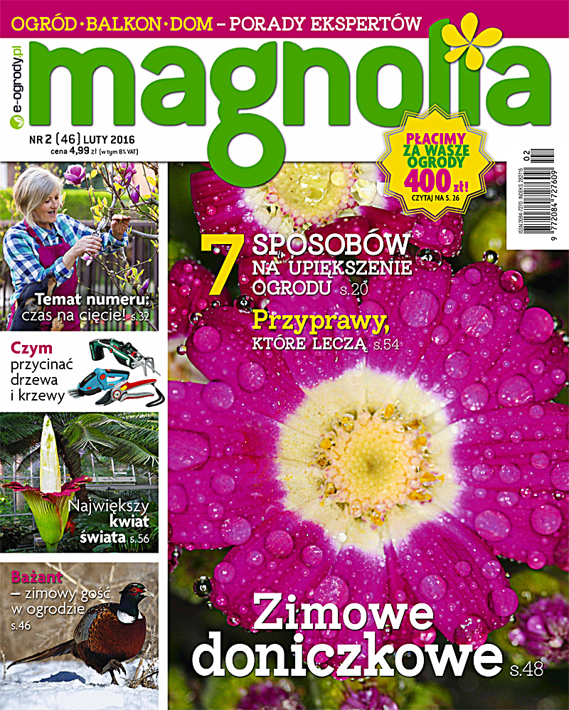 Magnolia 2/2016. Ogród. Balkon. Dom — okładka e-booka