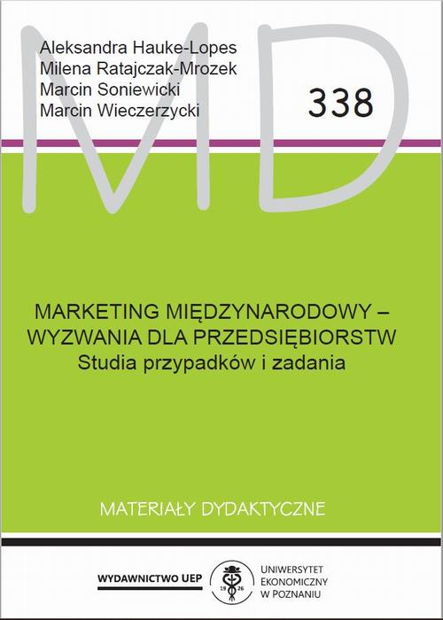 Tytuł: Marketing międzynarodowy - wyzwania dla przedsiębiorstw
Autor: 
Wydawnictwo: Uniwersytet Ekonomiczny w Poznaniu
Formaty: PDF