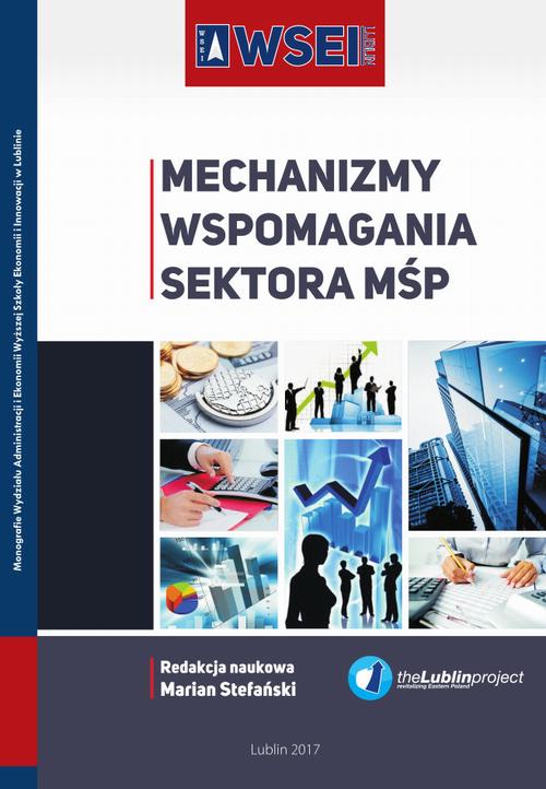 Mechanizmy wspomagania sektora MŚP — okładka e-booka