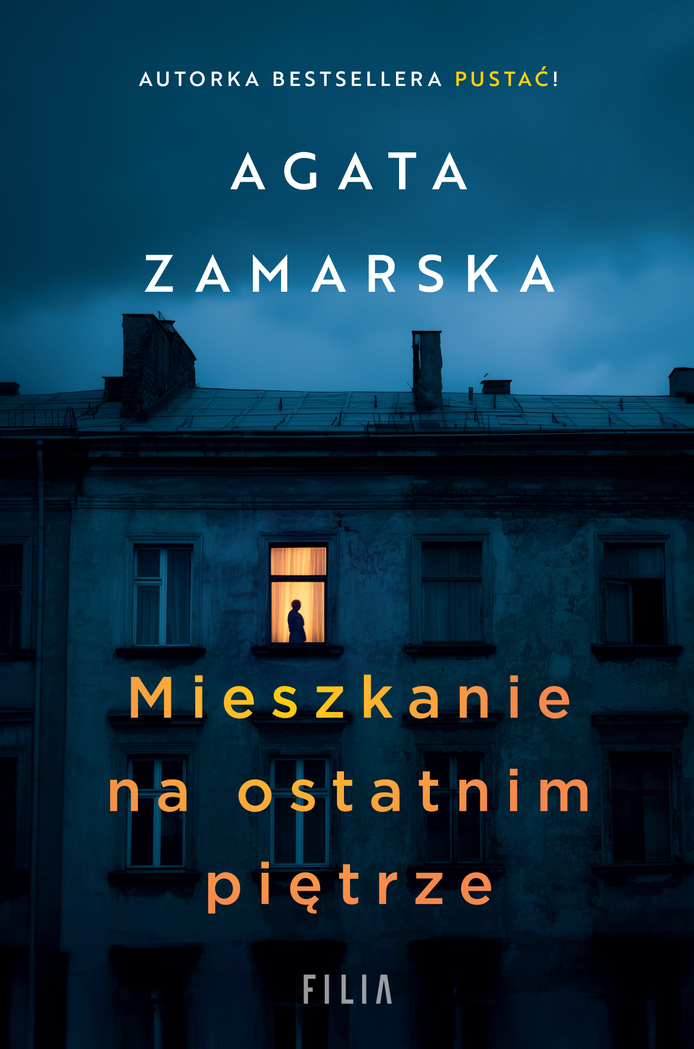 Tytuł: Mieszkanie na ostatnim piętrze
Autor: Agata Zamarska
Wydawnictwo: FILIA
Formaty: EPUB, MOBI