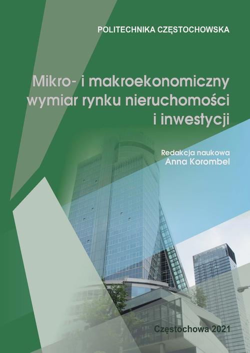 Tytuł: Mikro- i makroekonomiczny wymiar rynku nieruchomości i inwestycji
Autor: 
Wydawnictwo: Politechnika Częstochowska
Formaty: PDF